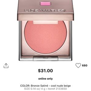Lise Watier blush-on powder in bronze satiné